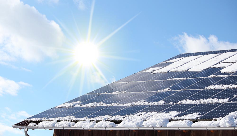 winter solar panel installation kansas city